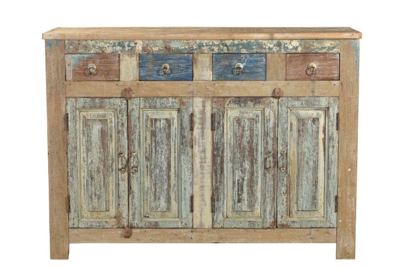 Bepalen stroomkring analyseren Vintage dressoir 4 deurs in sloophout, Nederland brocante - te koop  brocante meubels tegen goedkope en lage prijzen - Teak Paleis